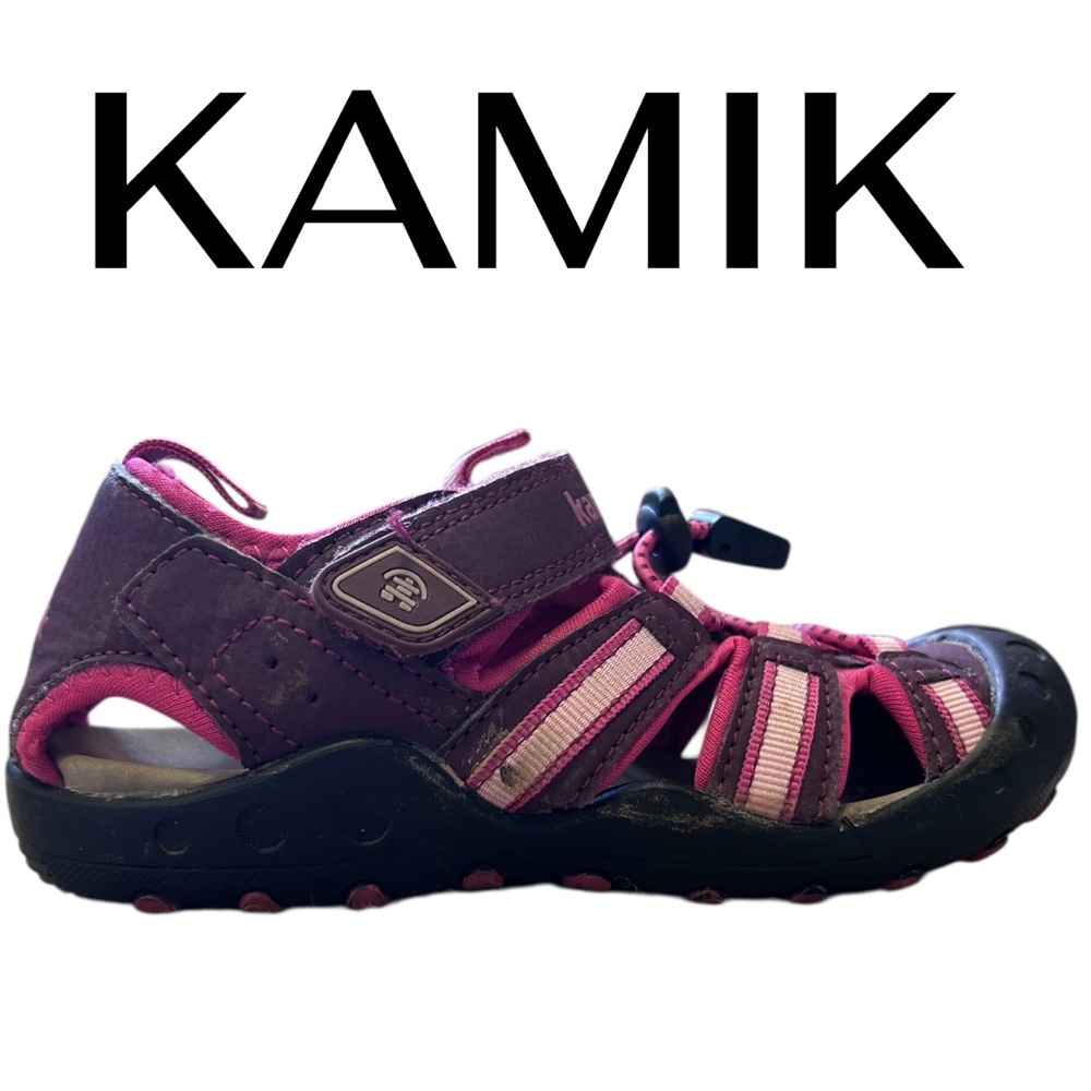 Kamik Crab Pink Shoes Girls Size 13